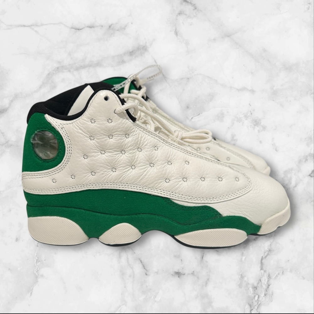 Nike Air Jordan 13 Sail Pine Green HQ0780-103 Size 5.5Y - Picture 3 of 6